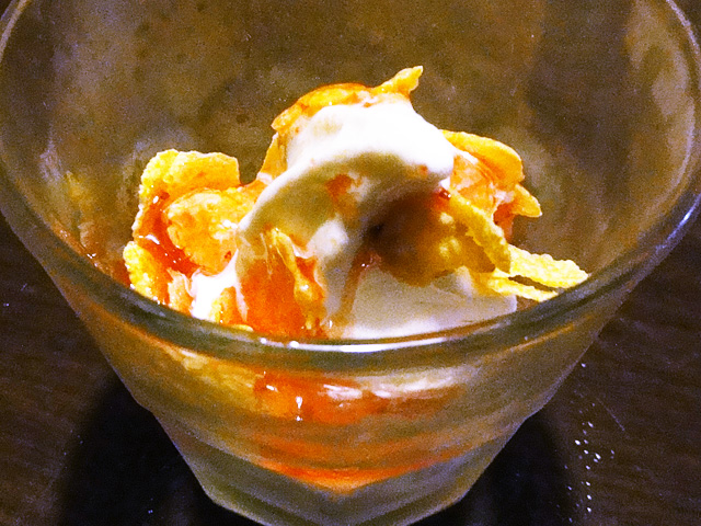 和食バイキング-豆之畑 柚アイスクリーム